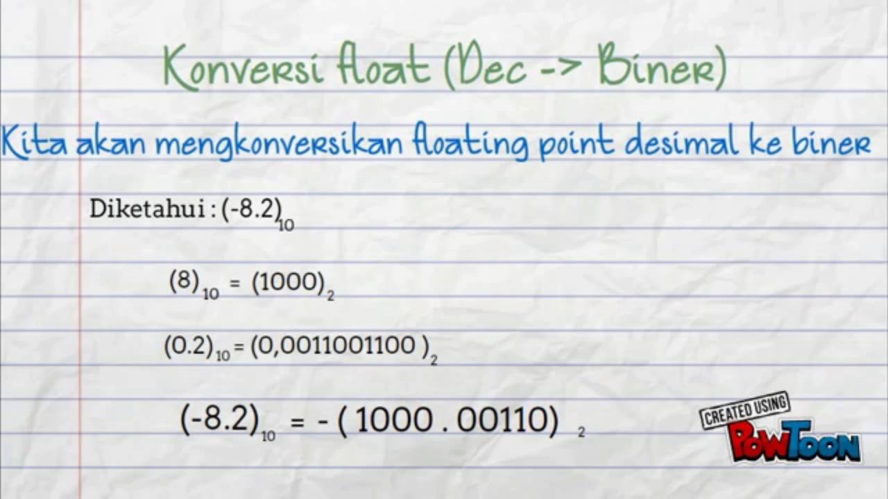 contoh program konversi bilangan desimal ke biner